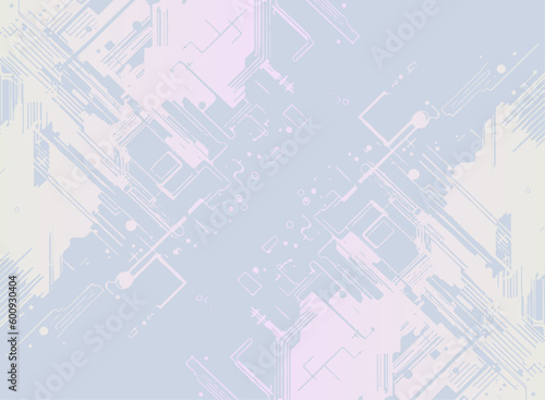 サイバーテクノロジーな抽象的背景