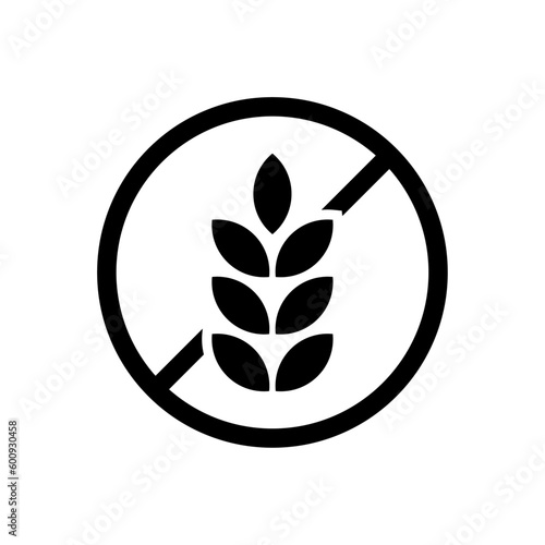 Gluten free label icon