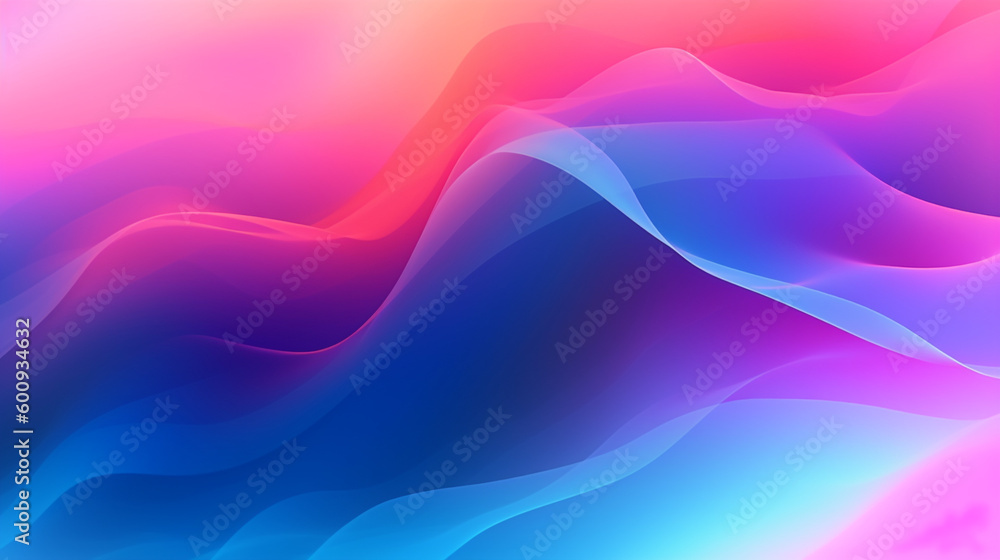 Generative AI, an abstract background image using a gradient of three or more colors Generative AI, an abstract background image using a gradient of three or more colors