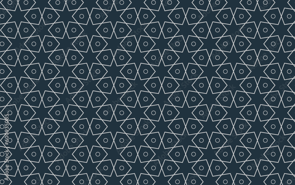 abstract seamless pattern template textured arabic line art geometric background design