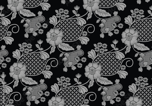 Batik Indonesian: is a technique of wax-resist dyeing applied to whole cloth, or cloth made using this technique originated from Indonesia. Batik is made either by drawing dots and lines