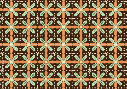 Batik Indonesian: is a technique of wax-resist dyeing applied to whole cloth, or cloth made using this technique originated from Indonesia. Batik is made either by drawing dots and lines