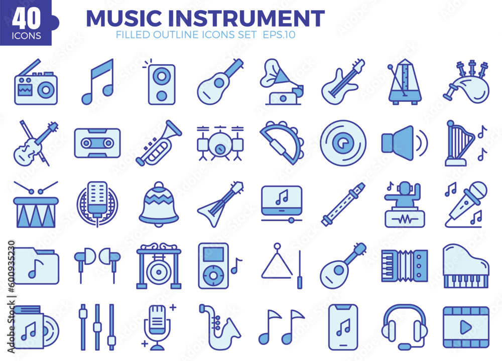 Music Instrument icon set (blue color).
The collection includes web design, application design, UI design.
Music Instrument icon set (blue color).
The collection includes web design, application design, UI design.