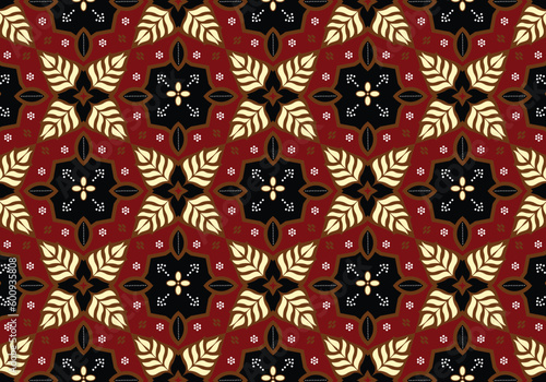 Batik Indonesian: is a technique of wax-resist dyeing applied to whole cloth, or cloth made using this technique originated from Indonesia. Batik is made either by drawing dots and lines