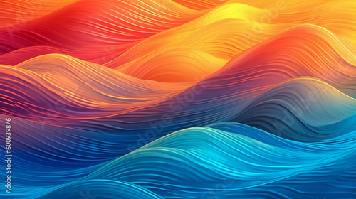 Generative AI, an abstract background image with a wave effect