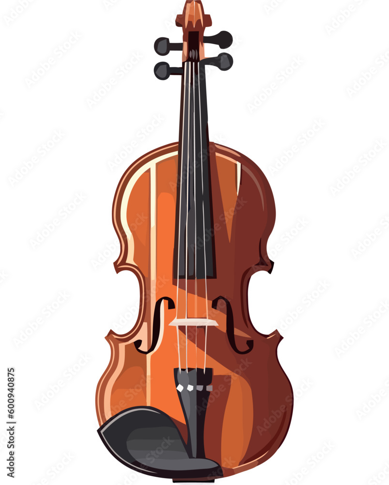 Fototapeta premium Classical violin illustration
