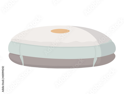Flat vector icon of soft cushion