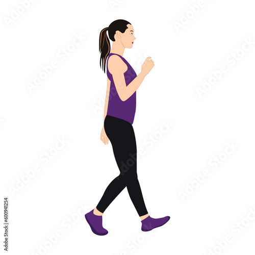 Fototapeta Naklejka Na Ścianę i Meble -  woman running