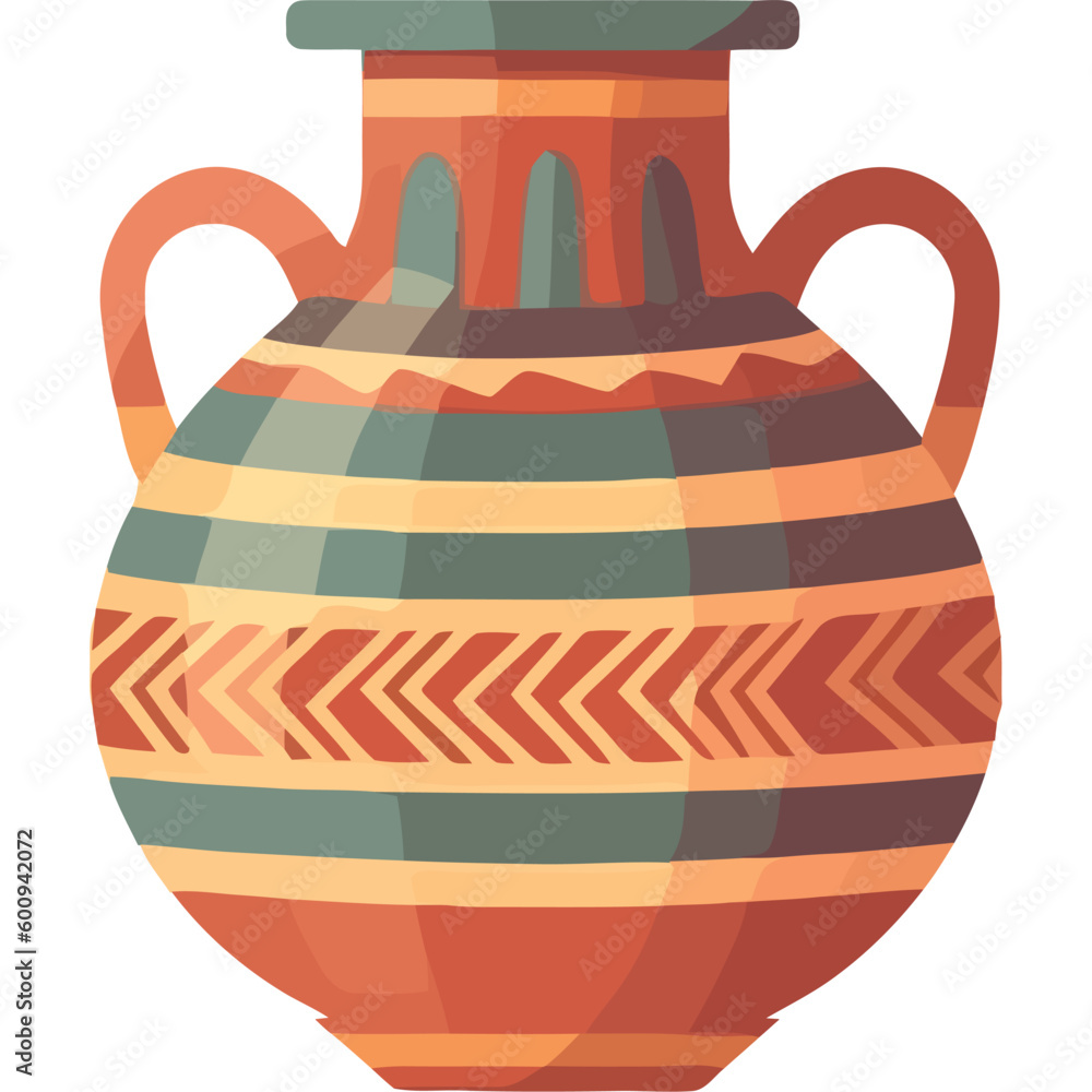 Ancient amphora pottery vase