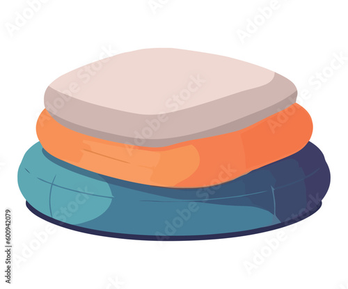 fashion wool cushion in multicolors