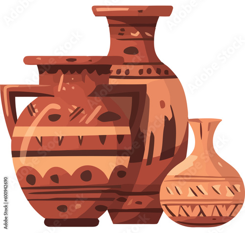 Ancient terracotta jars