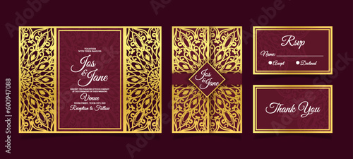 Invitation Wedding Laser Cut