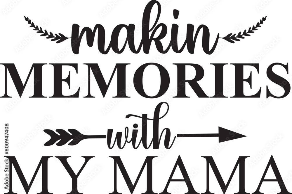 Fototapeta premium makin memories with my mama