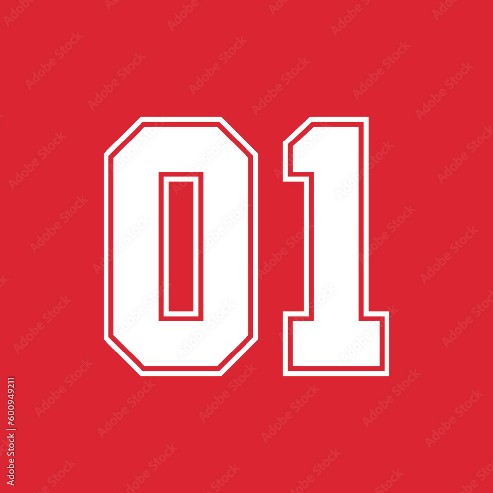 Basketball and Baseball Sport Numbers 01 Basketball and Baseball Sport Numbers 01