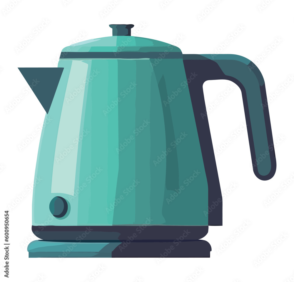 Hot liquid pours from metallic teapot handle Hot liquid pours from metallic teapot handle