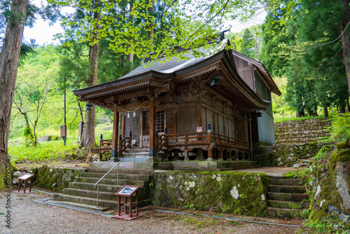 Jinushi Shrine at Gokayama Ainokura Village. © hit1912