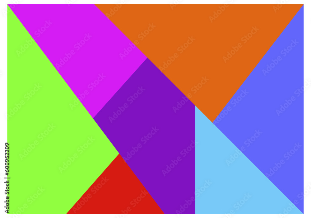 trend abstract colorful geometric pattern