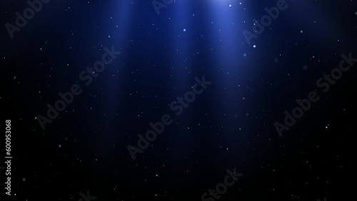 Blue Particles Background Loop 4K