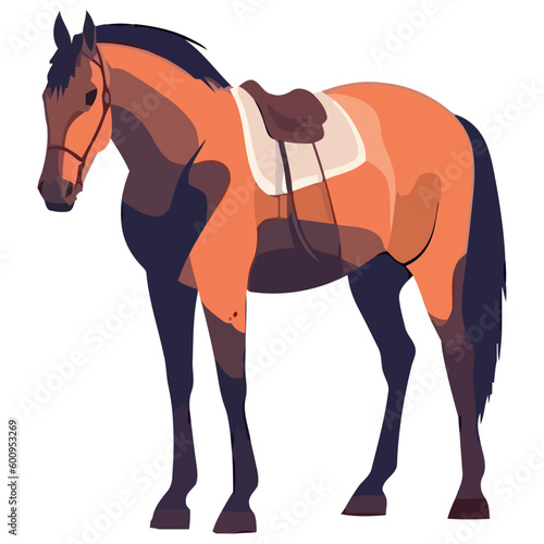Thoroughbred horse running