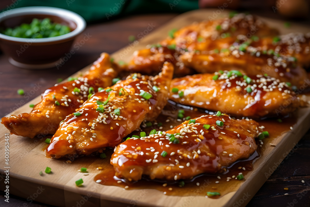 Baked Honey Garlic Chicken Tenders Baked Honey Garlic Chicken Tenders