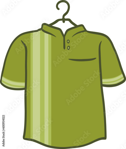 Islamic Prayer Clothes Flat Hand Drawn Illustration