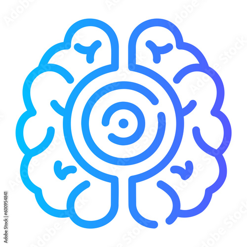 focussing Line Gradient Icon