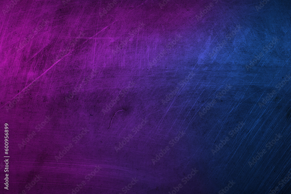 Ripped background, dark background with blue and magenta highlights, old and black textured background.