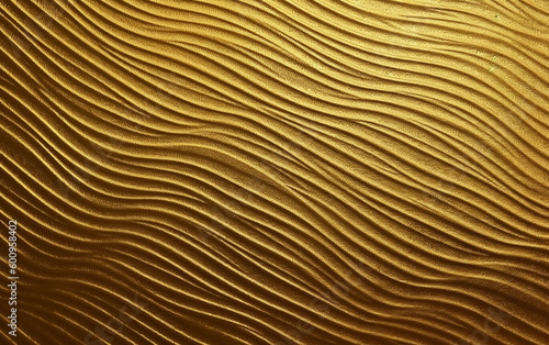 Gold material texture background. Generative AI