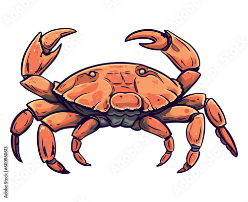 red crab illustration