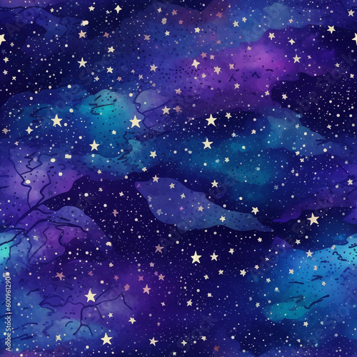 Space galaxy pattern