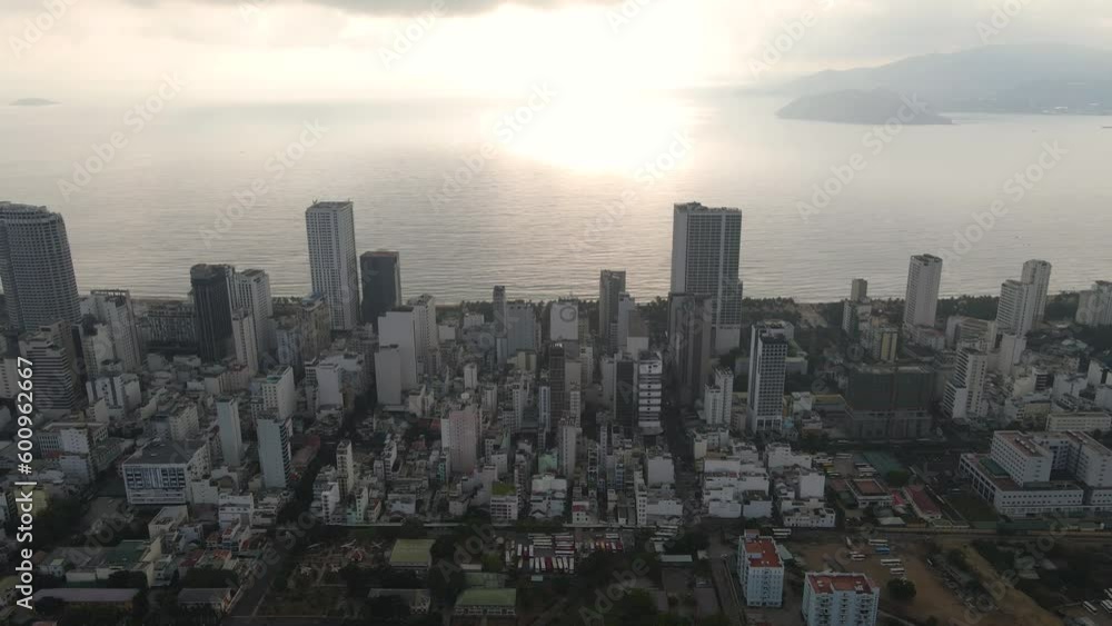Nha Trang coastal city - Vietnam in the early morning Nha Trang coastal city - Vietnam in the early morning