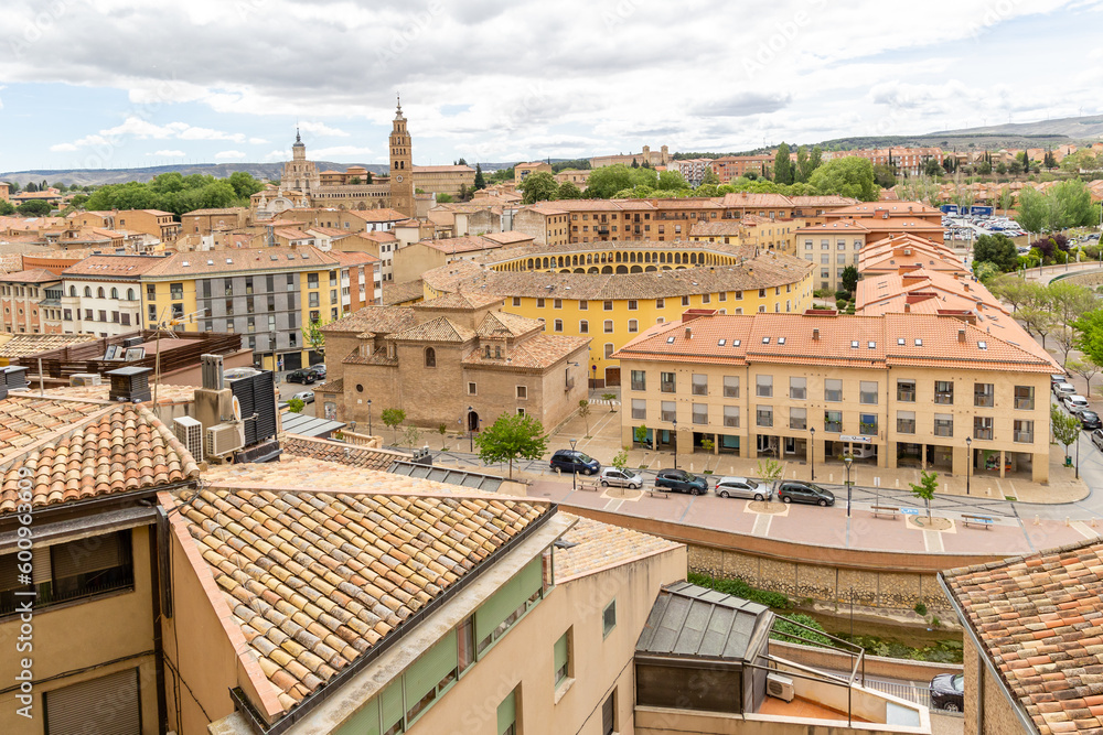 Obraz premium buildings of the historic center of the city of Tarazona in the province of Zaragoza, Spain