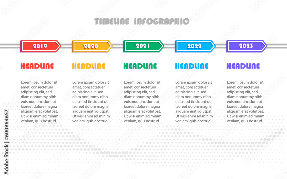 Timeline Infographic Design Image Vector
