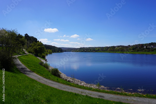 Blick auf den Twistesee bei Wetterburg in Hessen an einem wunderschönen Tag im Frühling  photo