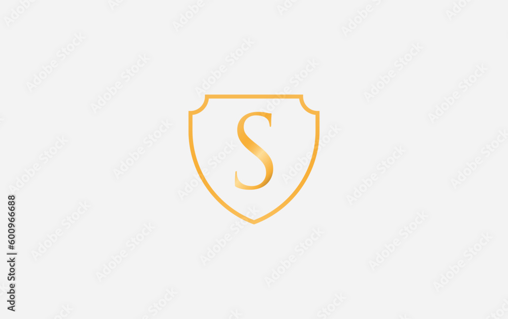 Shield letter and protection vector logo for security and technology company with the letters and alphabets Shield letter and protection vector logo for security and technology company with the letters and alphabets