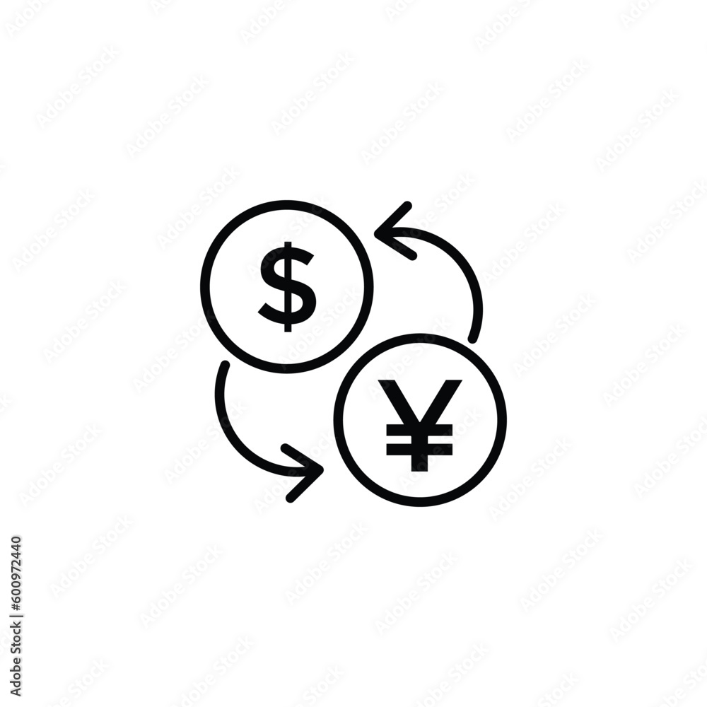 Currency icon design with white background stock illustration Currency icon design with white background stock illustration