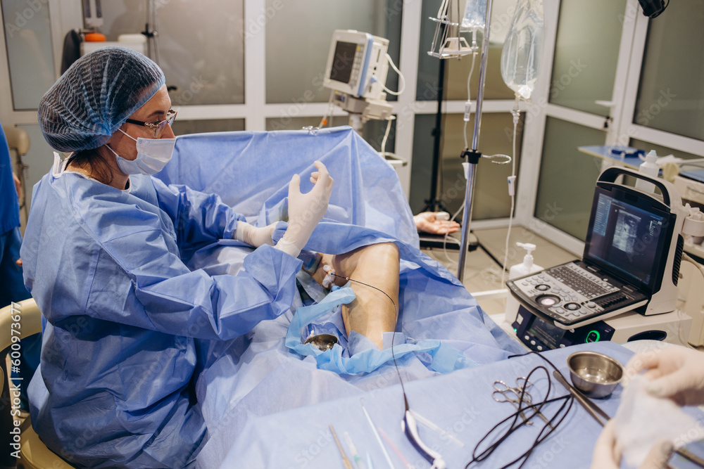 Modern treatment of varicose veins with laser system Modern treatment of varicose veins with laser system