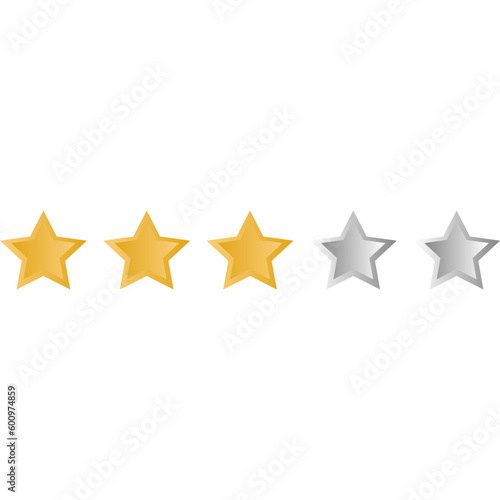 3D Star Rating 