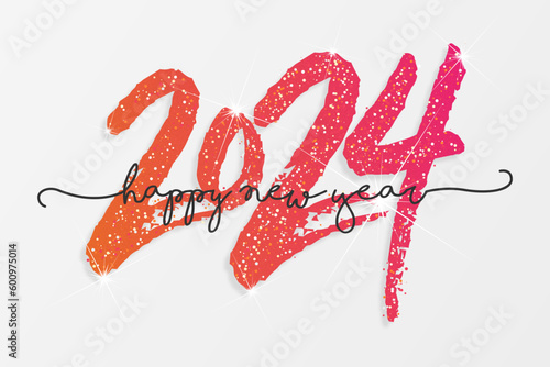 2024 - happy new year - best wishes 2024 background