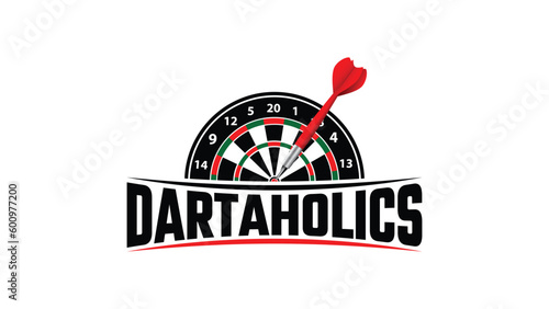 Dart team Dartaholics logo design