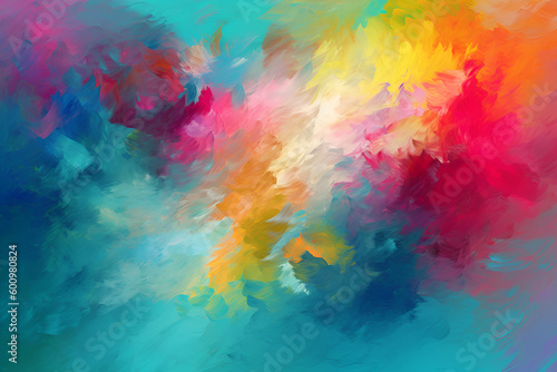 Abstract art with pastel colors