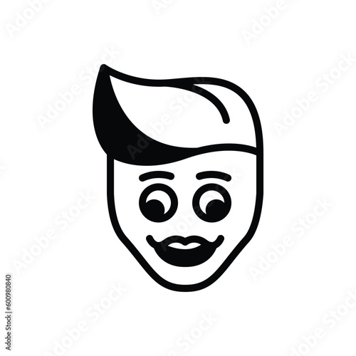 Black solid icon for briefly 