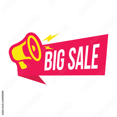 Big Sale and Big Deal banners, special offer, vector illustration