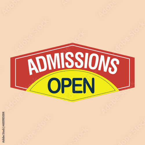 admission open text box for social media banner design