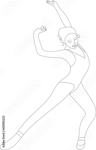 illustration dancer dancer woman girl man guy vitiligo movement scene ballet blonde brunette sketch black and white lines sketch pattern print