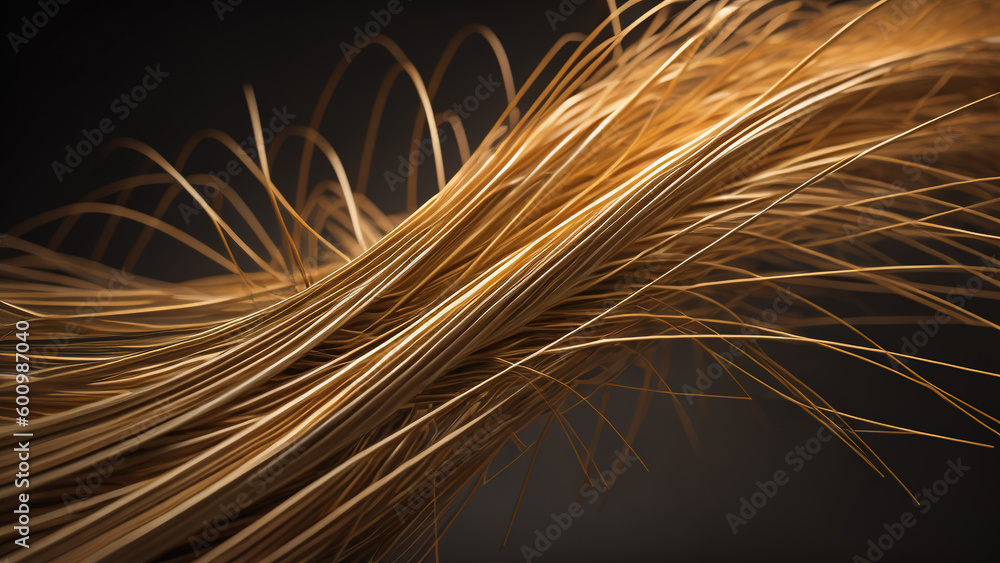 Optical fiber cable with binary. Generative AI Optical fiber cable with binary. Generative AI