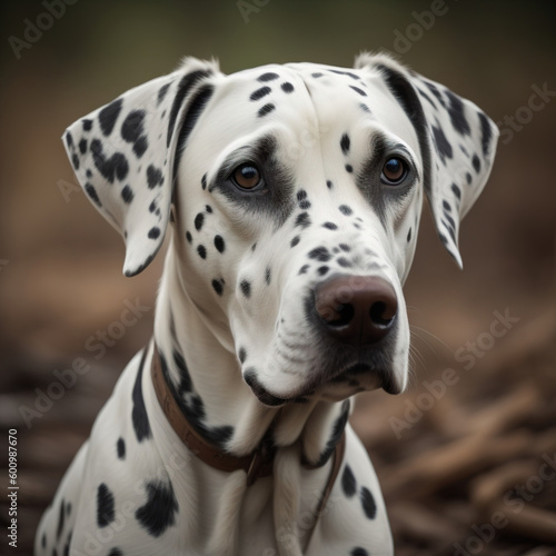 Dalmatian Dog. Generative AI