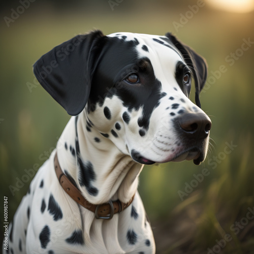 Dalmatian Dog. Generative AI