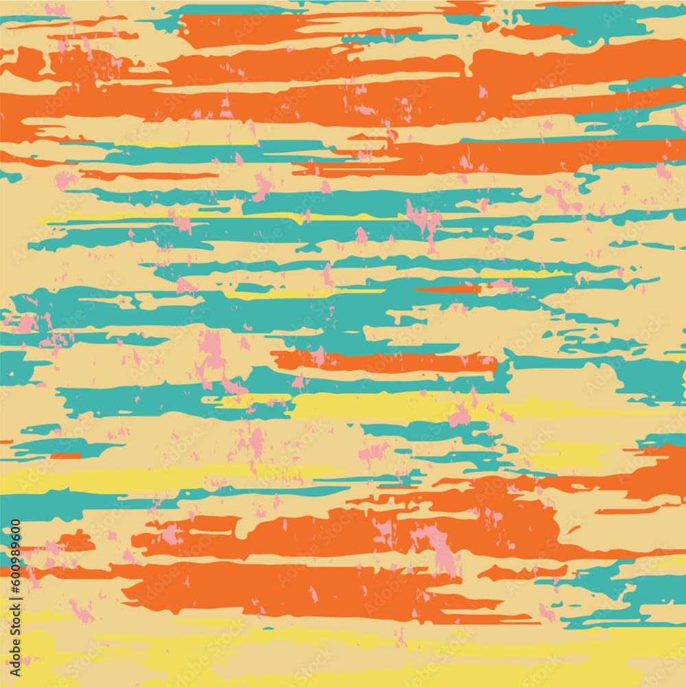 Bright, summer, seamless pattern of geometric, abstract shapes. Bright, summer, seamless pattern of geometric, abstract shapes.