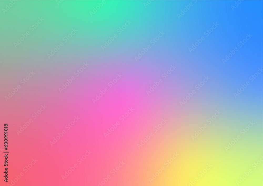 Pastel rainbow freeform gradient background 